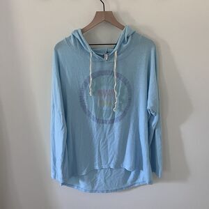 Techstyles Sportswear Women's Blue Makawao Maui Hoodie - XL